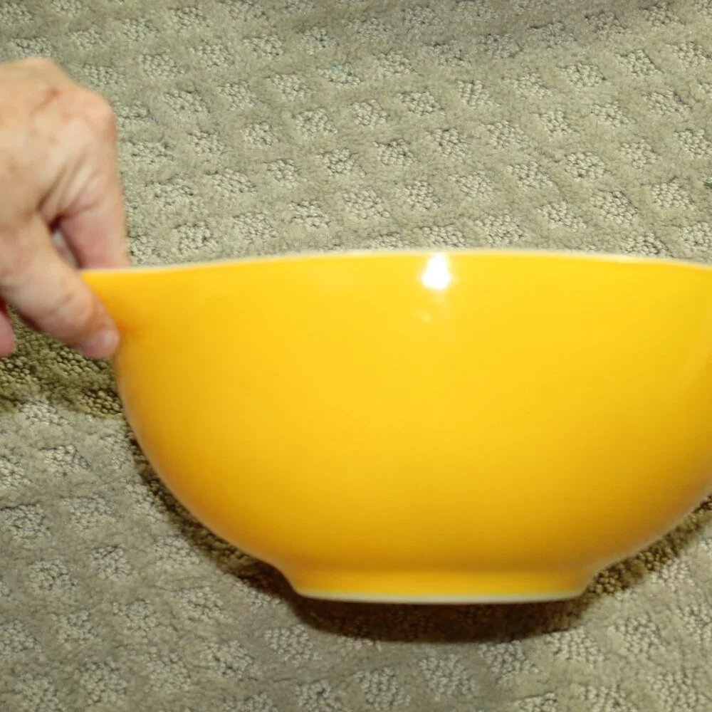 Complete Set of 4 Pyrex Vtg Sunflower 441 - 444 Nesting Cinderella Mixing Bowl